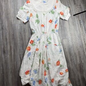 Vintage Country Romance Women's Size 10 Floral Dress